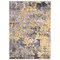 World Rug Gallery Contemporary Distressed Abstract Watercolor Non Shedding Soft Area Rug 5' x 7' Yellow 395YELLOW5x7 - alternate 5